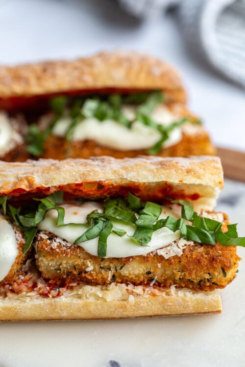 Tofu Parmesan Sandwiches - Food with Feeling