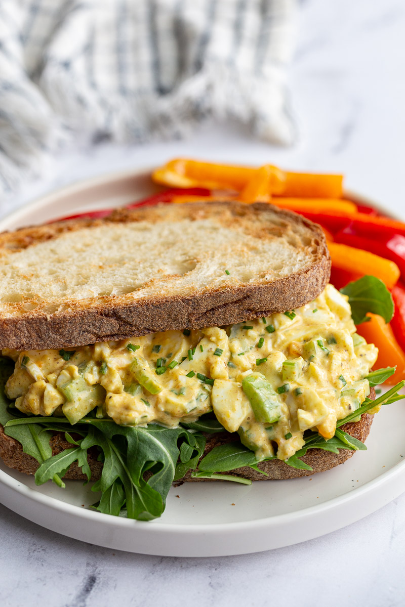 Curried Egg Salad - Food with Feeling