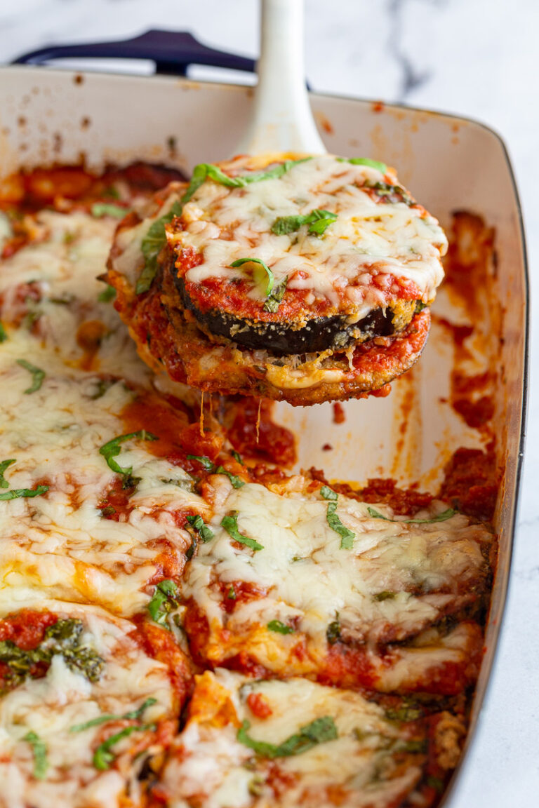 Baked Eggplant Parmesan Food with Feeling