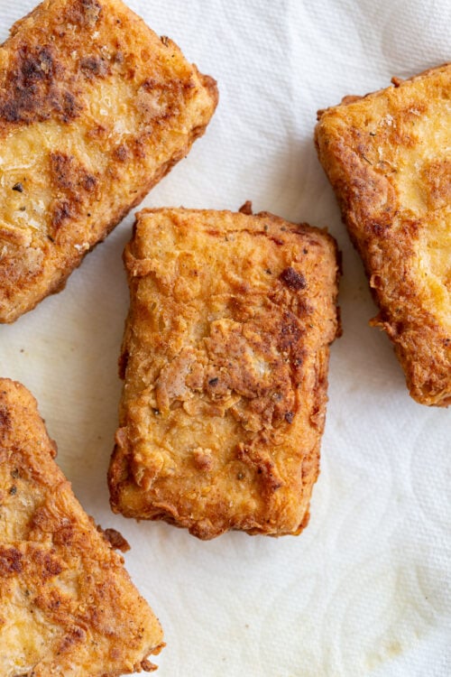 "Chicken" Fried Tofu Sandwich - Food with Feeling