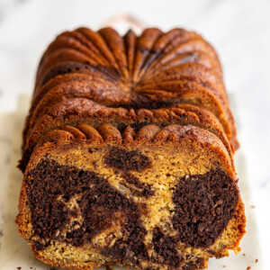 Marbled Banana Bread (Vegan!)
