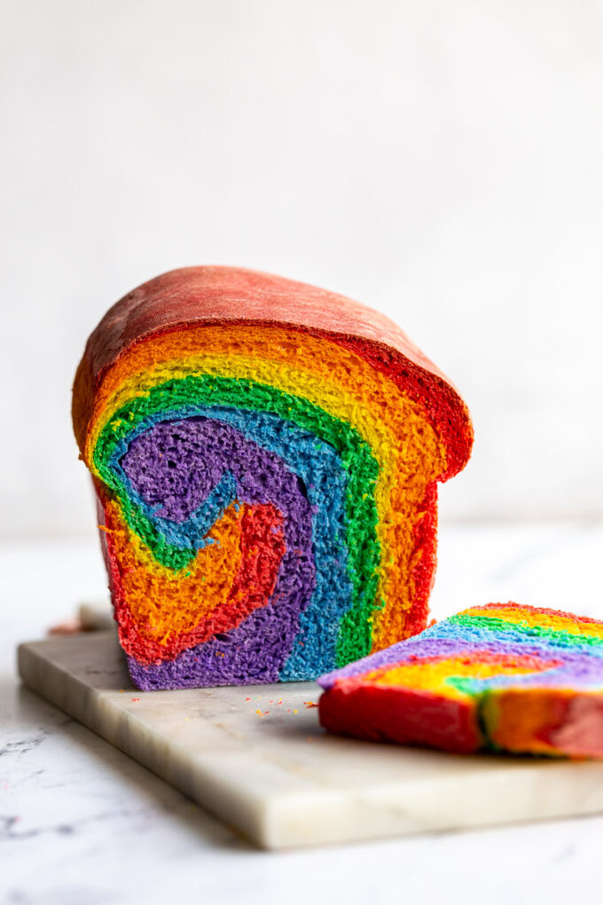 rainbow bread cut open