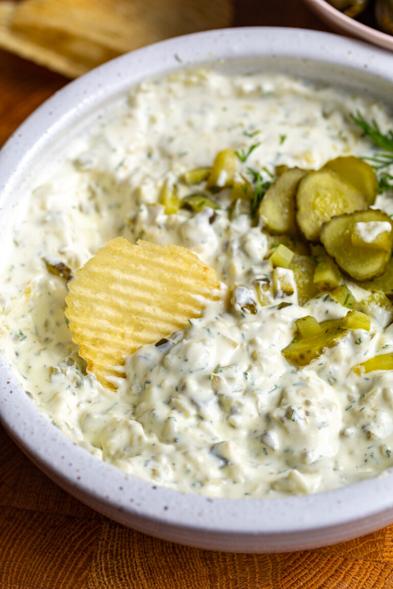 Dill Pickles Dip - Food with Feeling