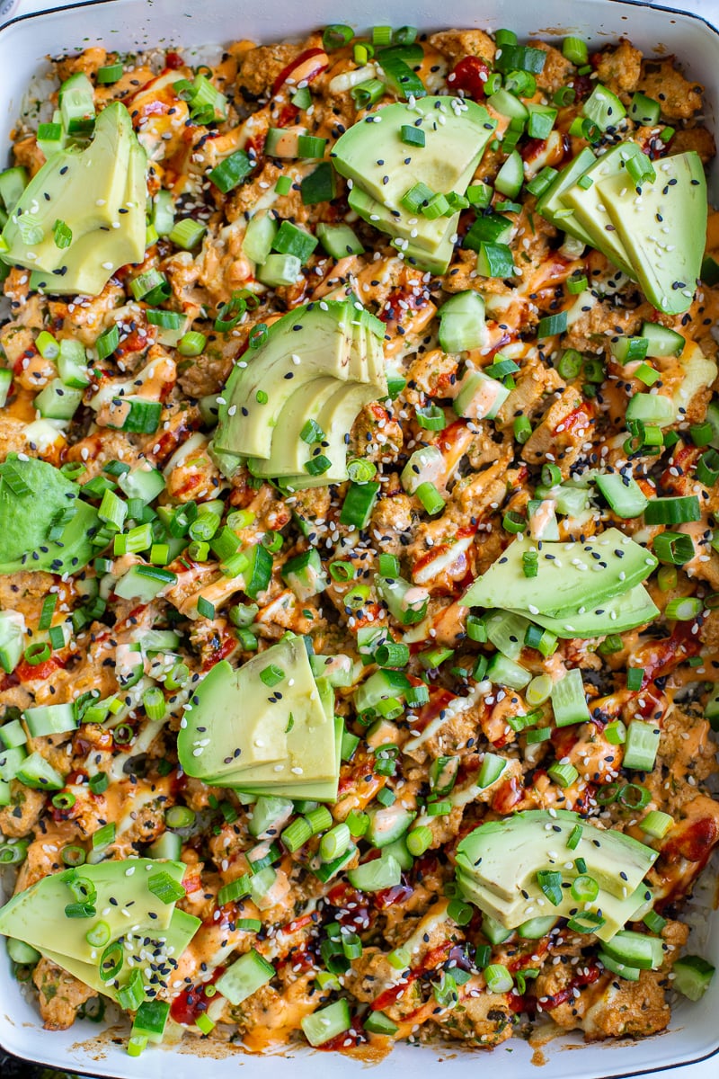 Vegetarian Sushi Bake (vegan friendly!) - Food with Feeling