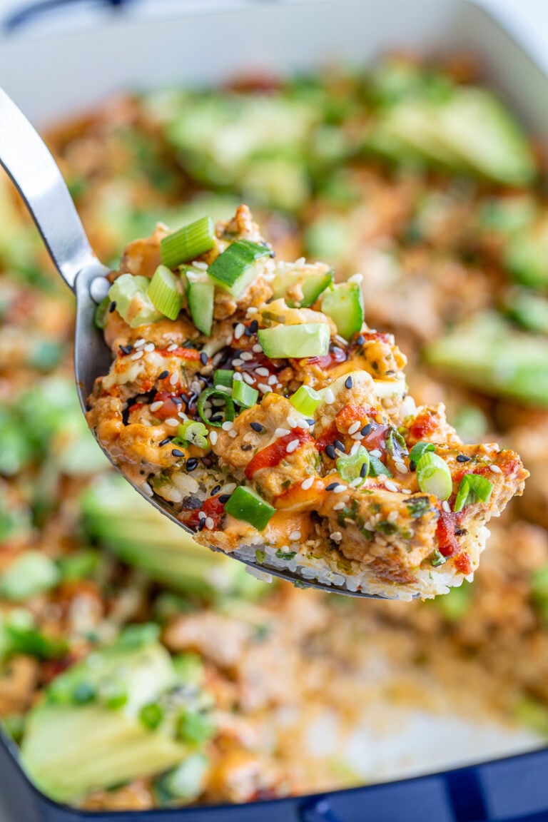 Vegetarian Sushi Bake (vegan friendly!) - Food with Feeling