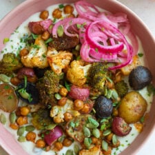 Roasted Veggie Tzatziki Bowls-image
