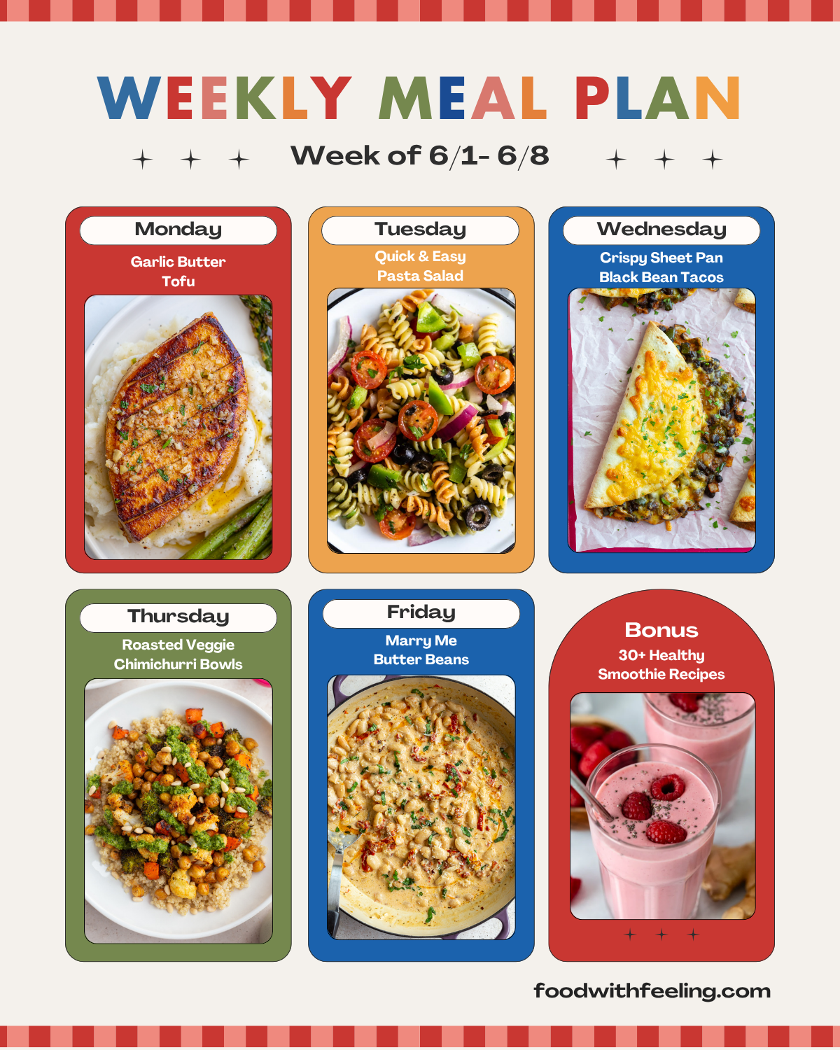 Meal Plan #11 - Food with Feeling