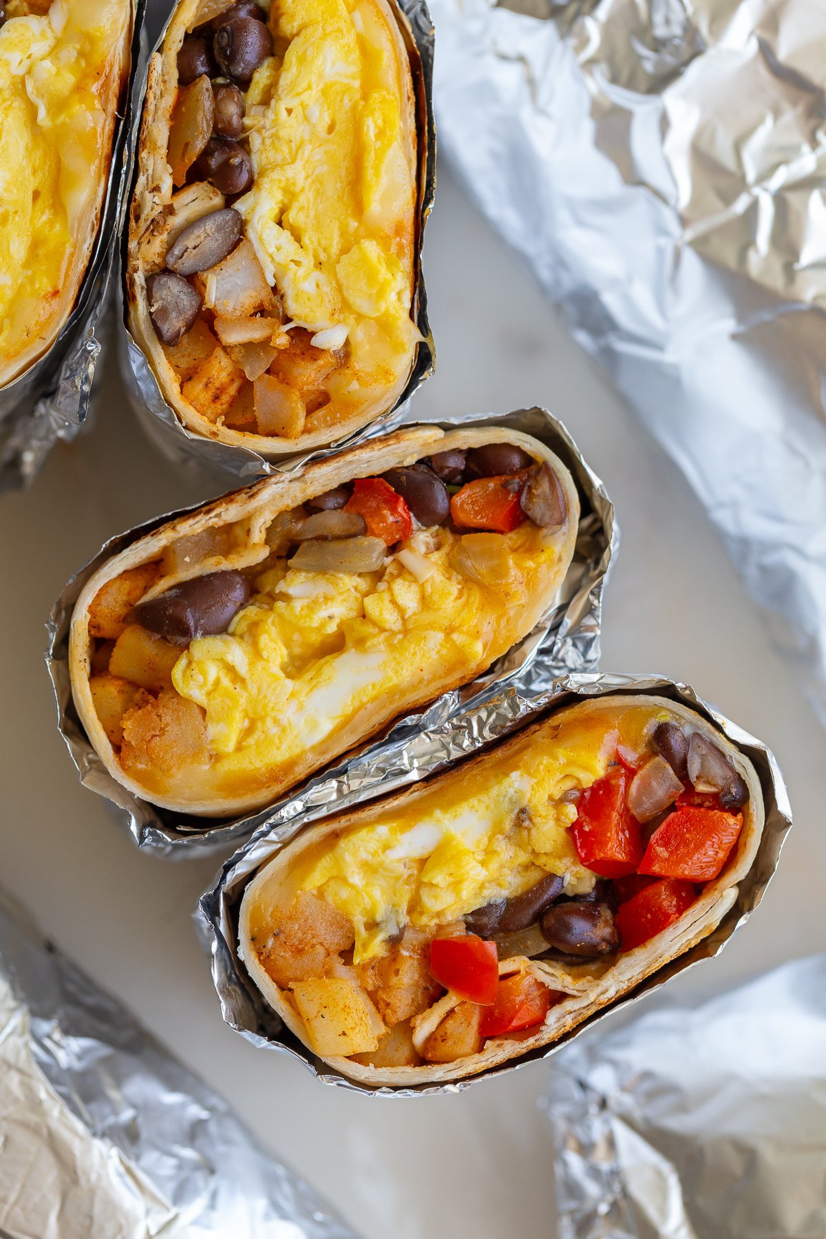 Vegetarian Breakfast Burritos (Freezer-Friendly & Easy) - Food with Feeling