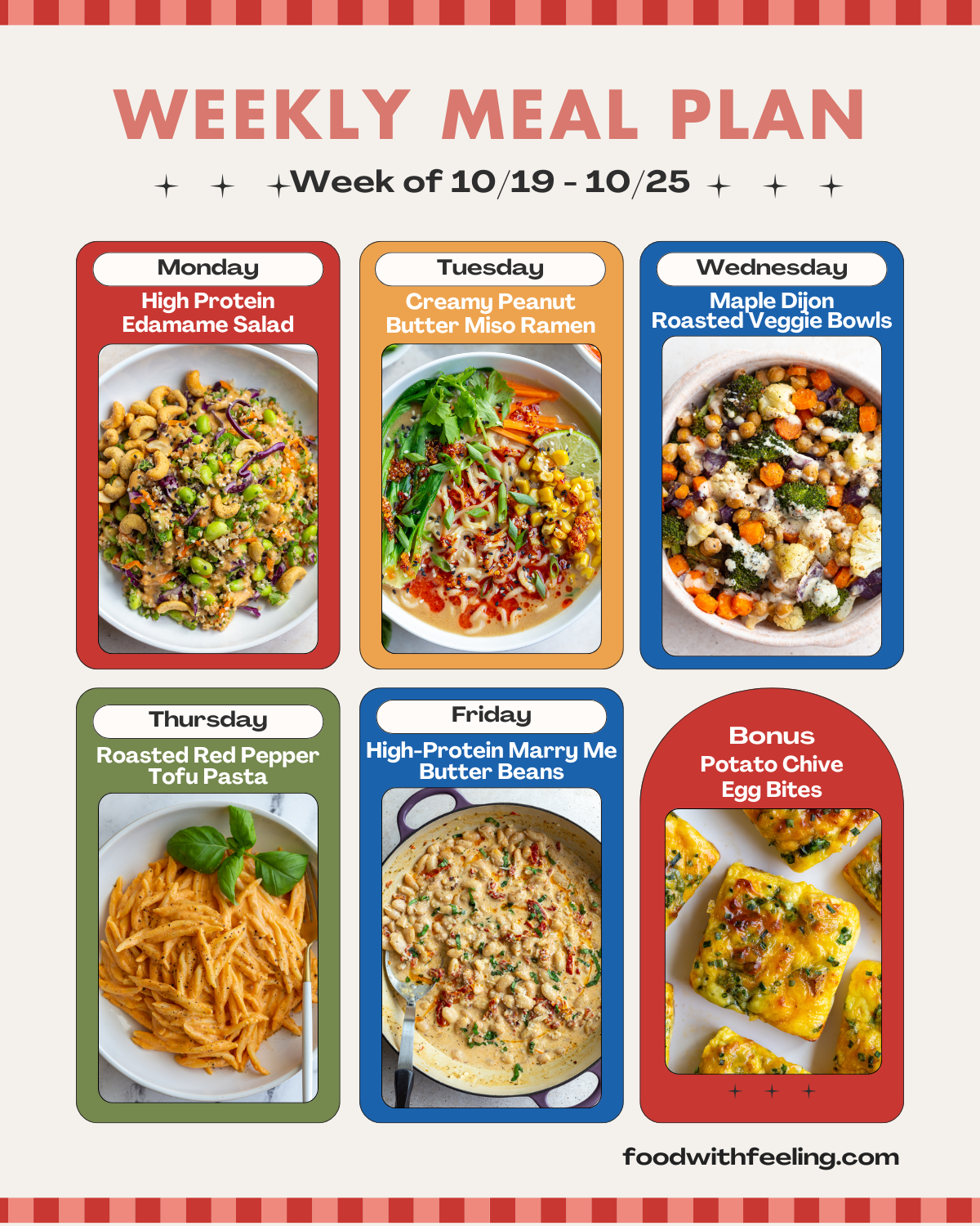 Meal Plan #26 - Food with Feeling