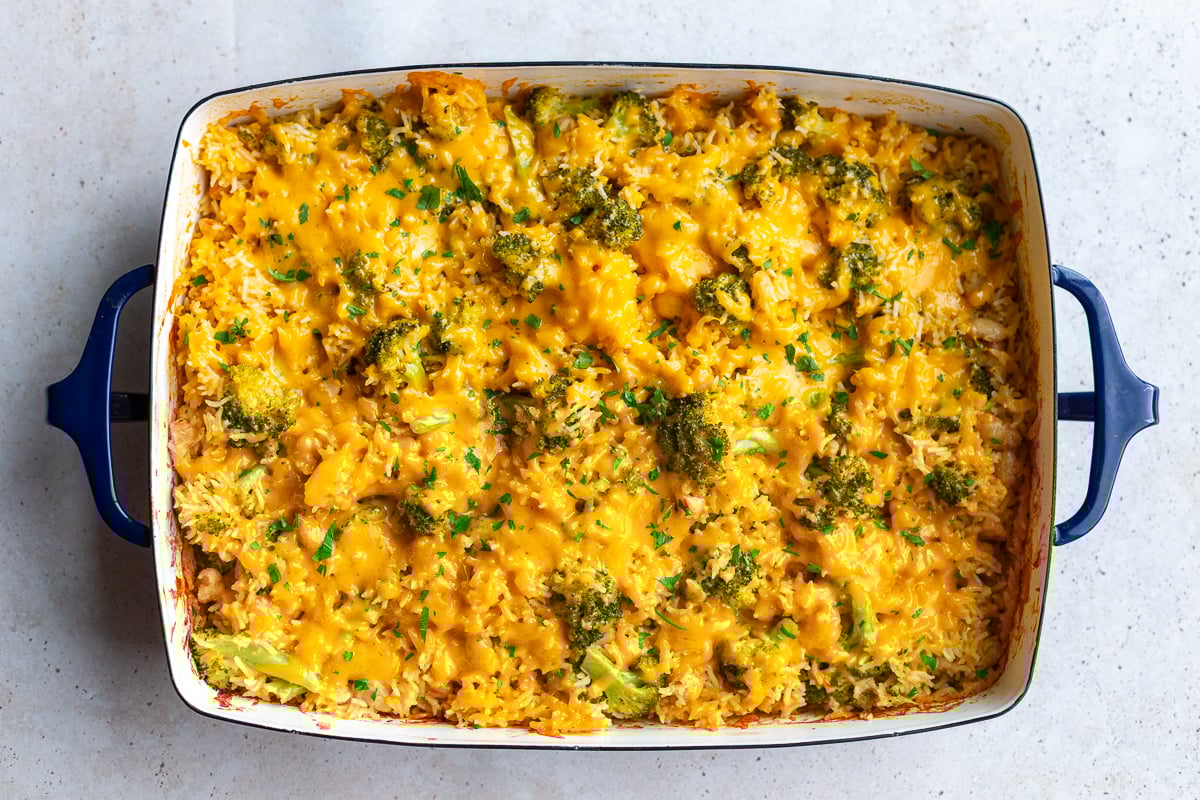 broccoli cheese rice casserole