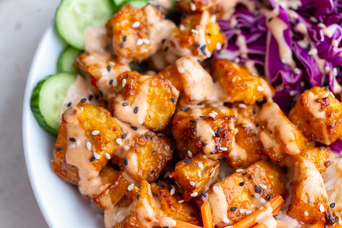 Bang Bang Tofu (Air Fryer or Pan Fried)-image