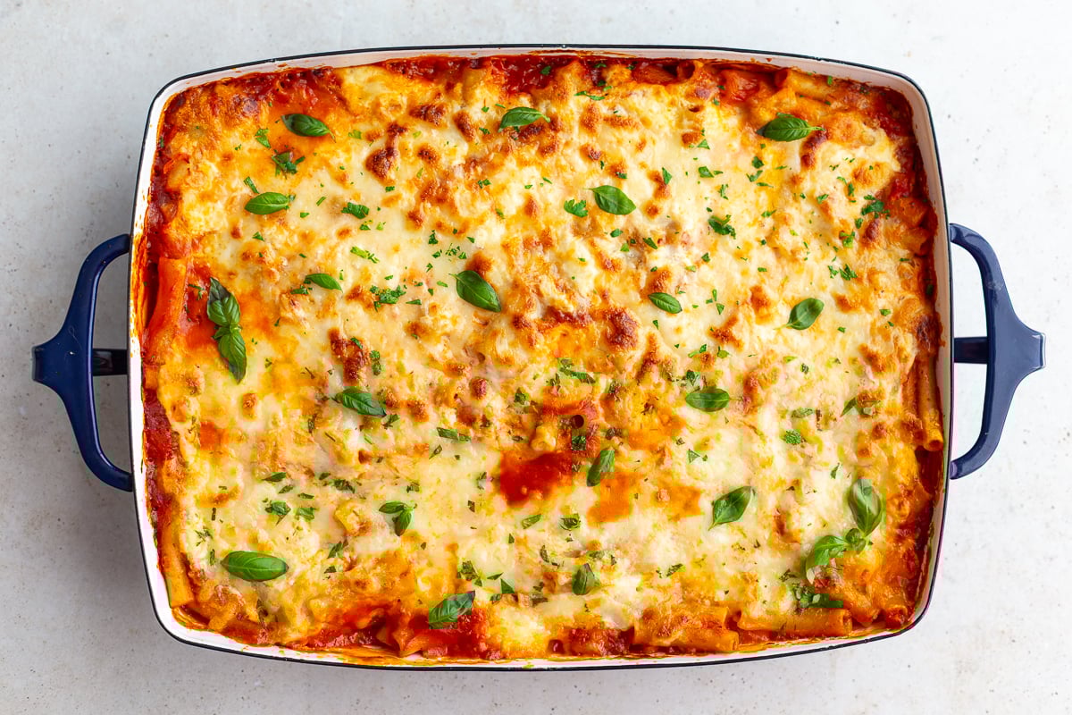 This Easy Meatless Baked Ziti Is Pure Comfort