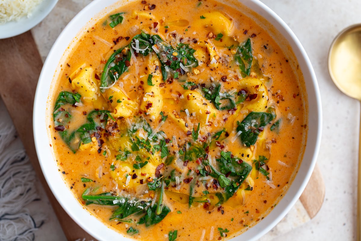 This Creamy Tortellini Soup Is My Go-To Cozy Dinner