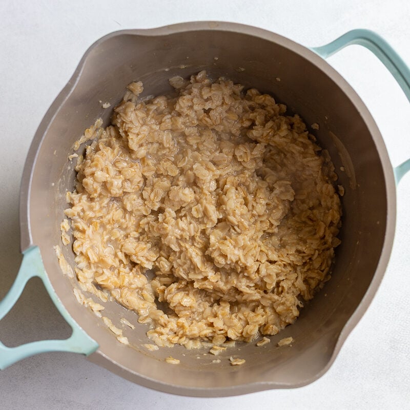 oatmeal in a pot