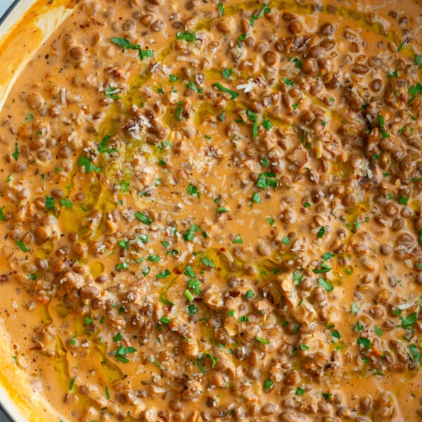 marry me lentils in a large skillet